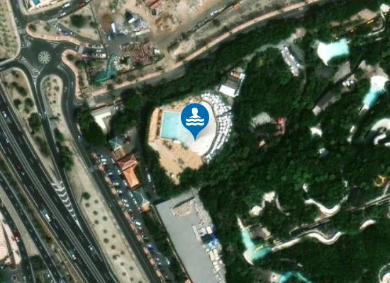Satellite image of Coco Beach