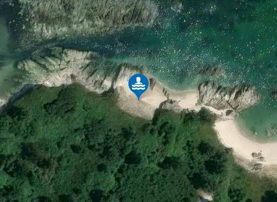 Satellite image of Praia dos Carabullos