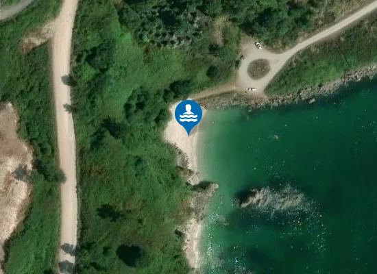 Satellite image of Praia da Cova