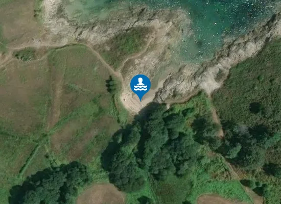 Satellite image of Praia do Portelo
