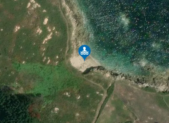 Satellite image of Praia da Area Pequena