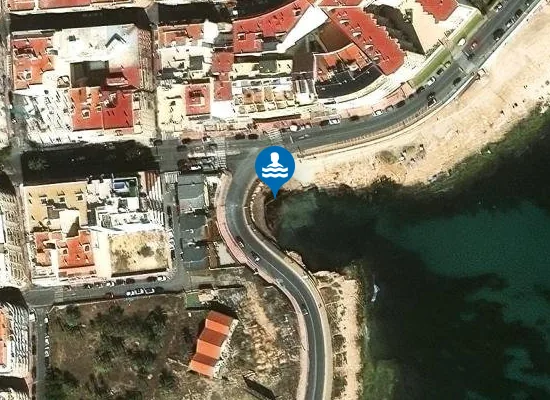 Satellite image of Cala del Palangre