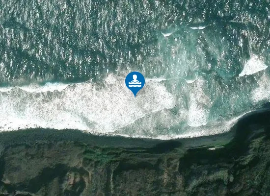 Satellite image of Playa de la Fajana