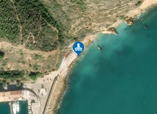 Satellite image of Platgeta del Pope