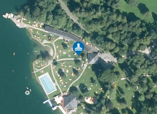 Satellite view of ZELLER SEE, THUMERSBACH