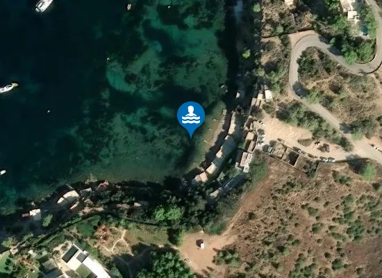 Satellite image of Cala de Porroig