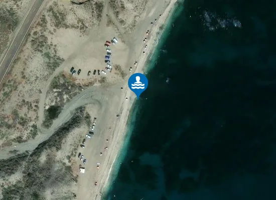 Satellite image of Cala La Invencible