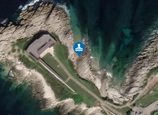 Satellite image of Playa de los Carabineros