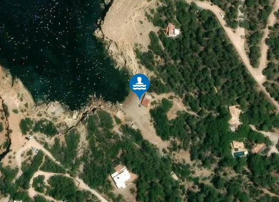 Satellite image of Platja de sa Galera