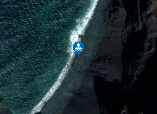 Satellite image of Playa de los Negros