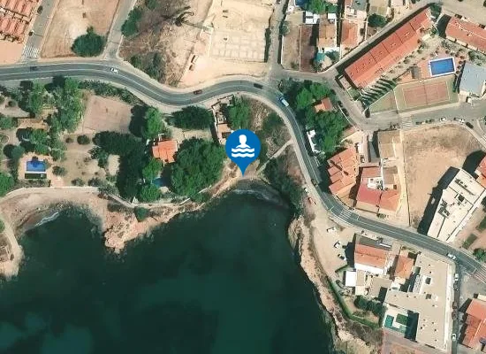 Satellite image of Cala Tabaco