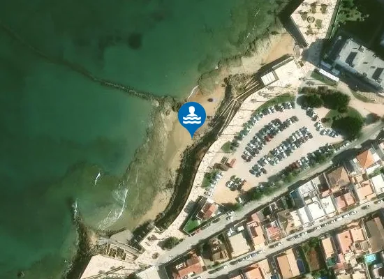 Satellite image of Playa de las Canteras