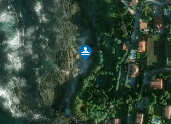 Satellite image of Praia da Corveira