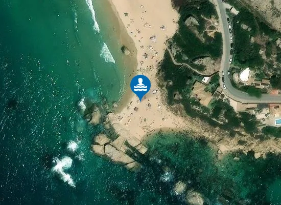 Satellite image of Playa del Búnker