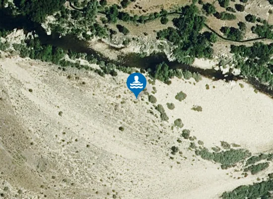 Satellite image of Playa Fluvial de El Molino