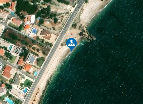 Satellite image of Cala de les Roques