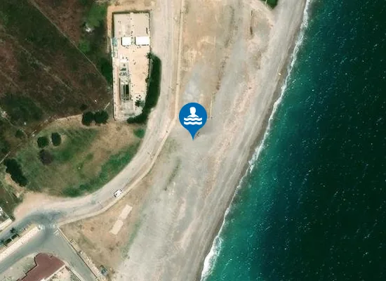 Satellite image of Platja de la Parreta