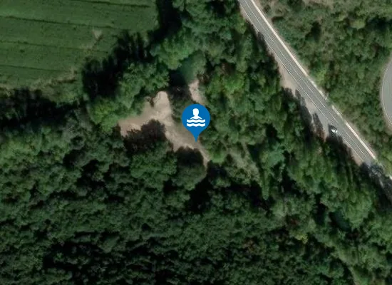Satellite image of Playa Fluvial Natural del Urederra