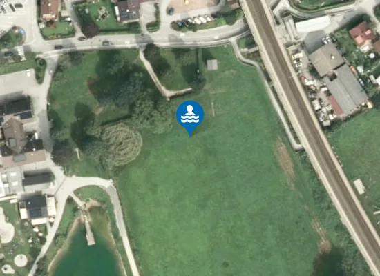 Satellite image of BÜRGERAUSEE, KUCHL