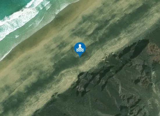 Satellite image of Playa Larga