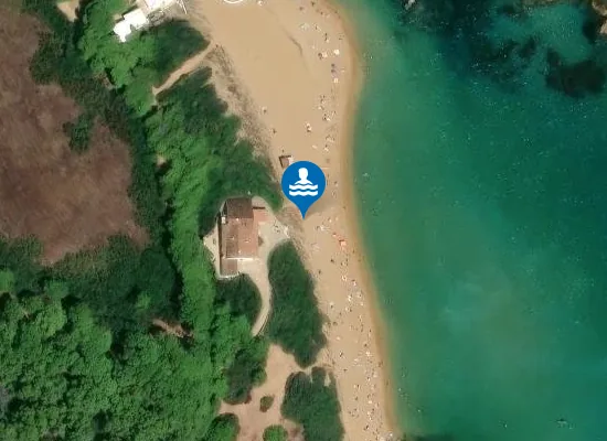 Satellite image of Cala Pregonda