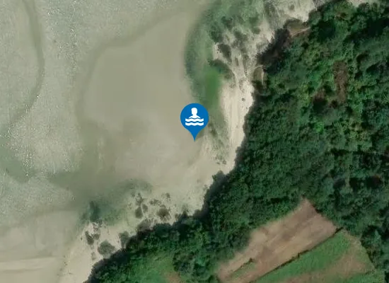 Satellite image of Praia de Concharrao