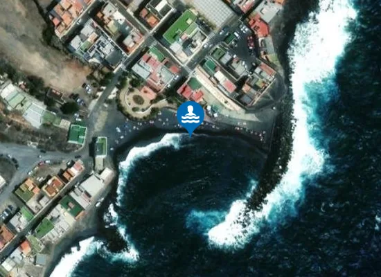 Satellite image of Playa de Las Eras