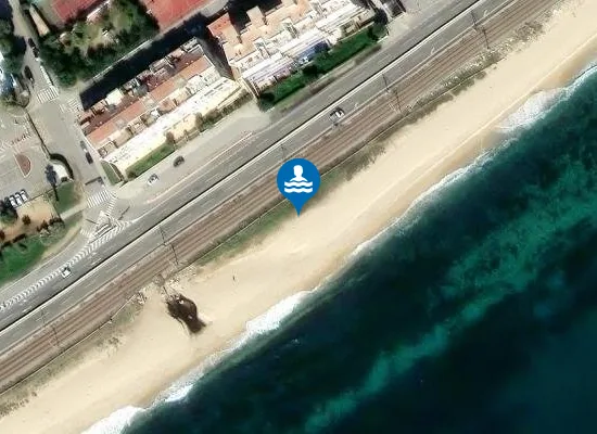Satellite image of Platja de Ponent