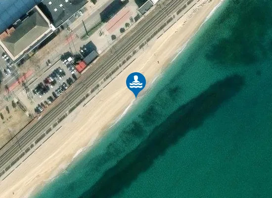 Satellite image of Platja de la Barca Maria