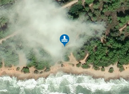 Satellite image of Platja de la Renegà