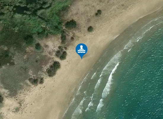 Satellite image of Platja de Rafalell