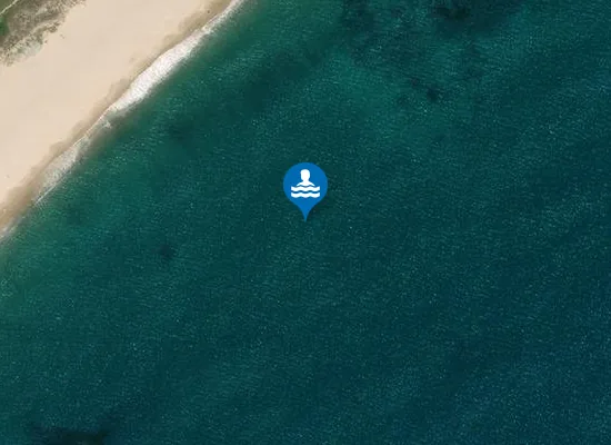 Satellite image of Platja de la Casa dels Lladres