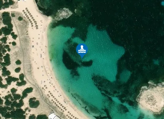 Satellite image of Platja d'es Pujols