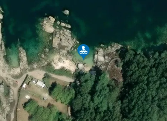Satellite image of Praia da Sobrada