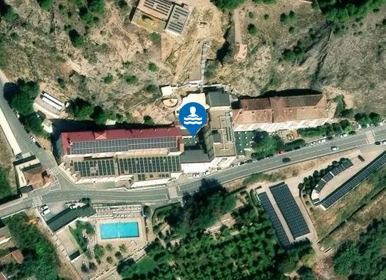 Satellite image of Balneario de Fitero