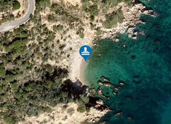 Satellite image of Caleta de Concagats