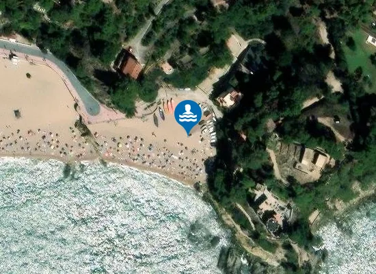 Satellite image of Platja de sa Caleta