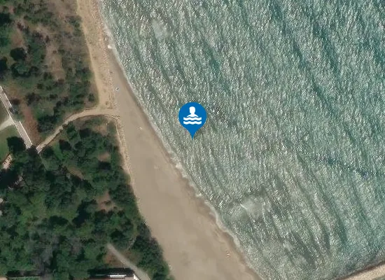 Satellite image of Platja del Riuet