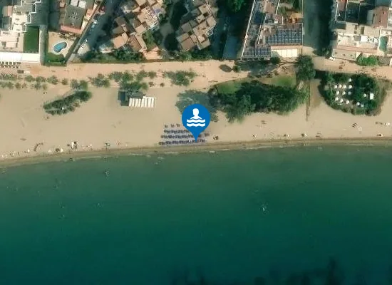 Satellite image of Platja del Rastell