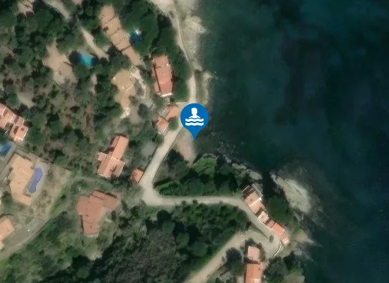 Satellite image of Platja de Pius V