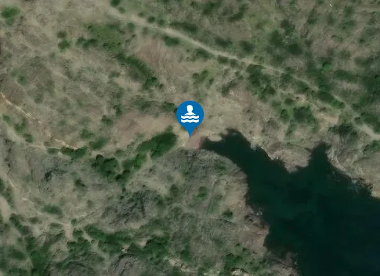 Satellite image of Platja Fredosa