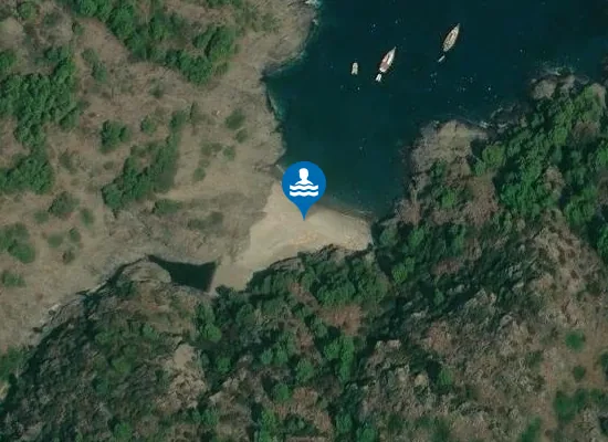Satellite image of Platja de Talabre