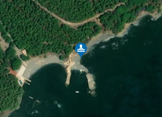 Satellite image of Platja del Port d'en Joan, sector est