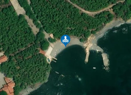 Satellite image of Platja del Port d'en Joan, sector oest
