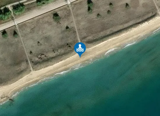 Satellite image of Platja de la Roberta