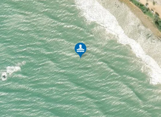Satellite image of Playa Fuente del Gallo