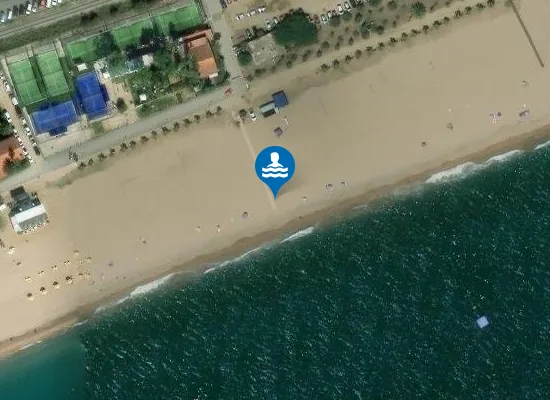 Satellite image of Platja del Poblenou