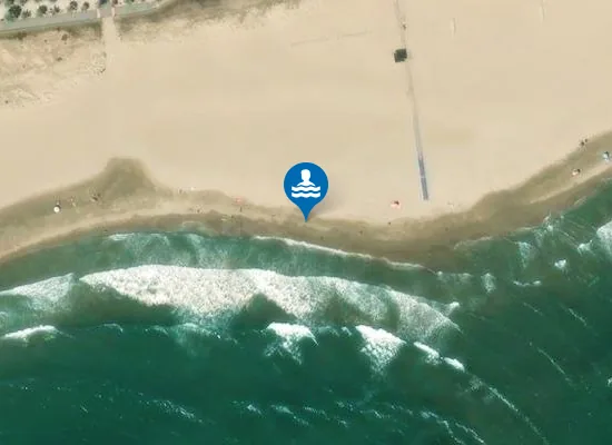 Satellite image of Platja de la Mota de Sant Pere