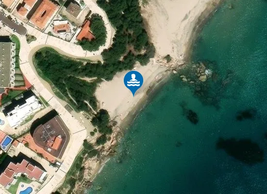 Satellite image of Cala Calazul