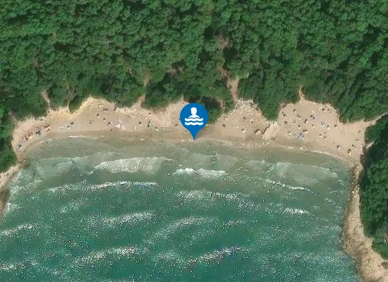 Satellite image of Platja de Calabecs